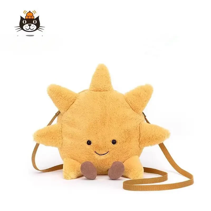 英国太阳花包包斜挎可爱少女单肩包玩偶公仔送女友