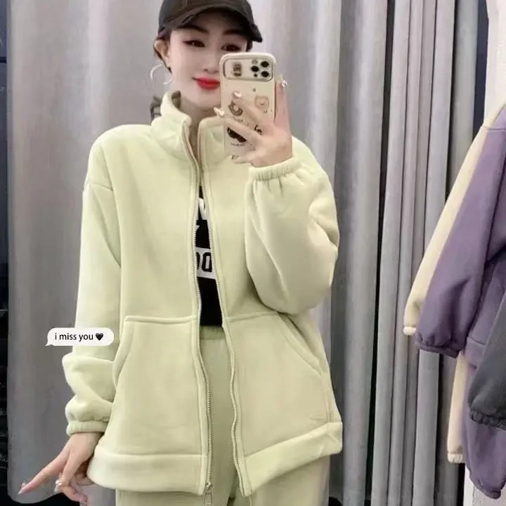 秋冬升级二代海豚绒情侣立领可外穿加绒加厚保暖睡衣套装