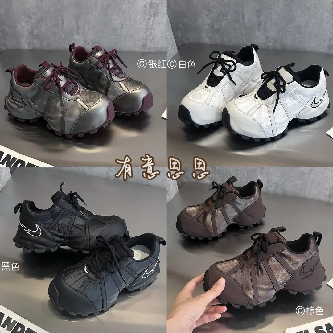 有意思思女鞋“完美主义”2025新款厚底时尚网红老爹鞋百搭透气ins