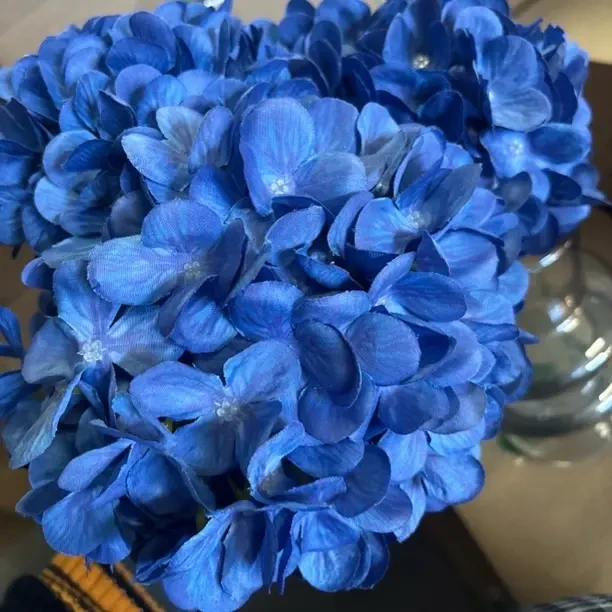 蓝紫色绣球花仿真花