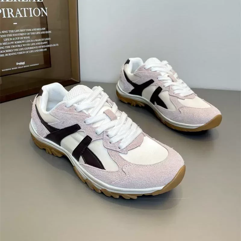 SGIRL TWTW潮鞋2025春秋爆款韩版显脚小阿甘鞋女款拼色舒适老爹鞋