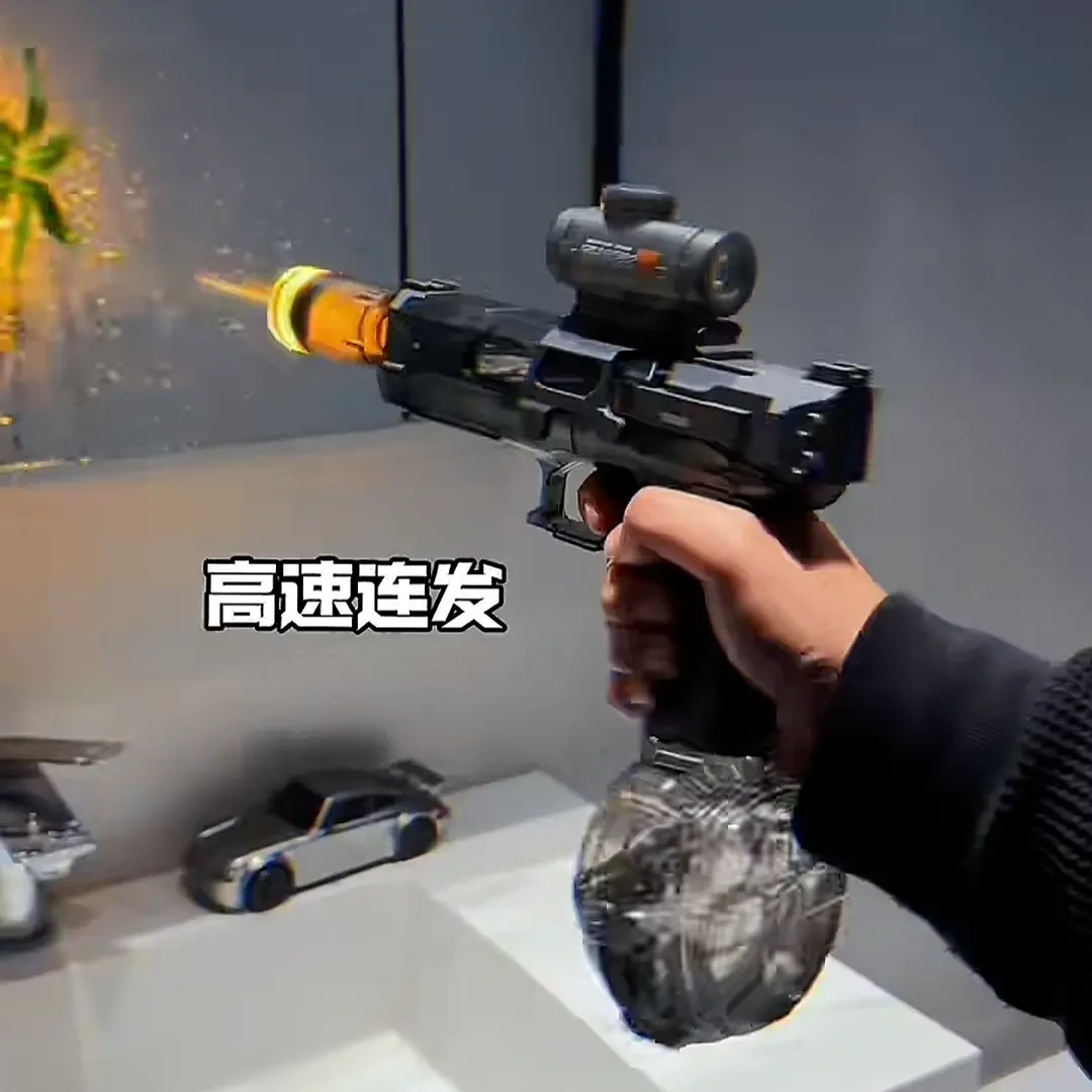 【火光冰鼠】高速连发联动回膛水枪电动连发高压强力射程远加特林tr