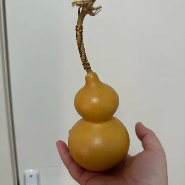 天然带龙头精品文玩小葫芦手把件可盘玩