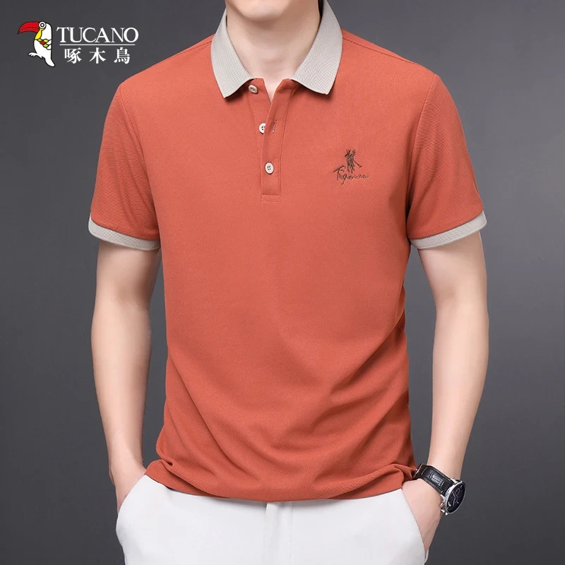 TUCANO/啄木鳥2025夏季新款男士POLO衫翻领高档商务休闲百搭短袖