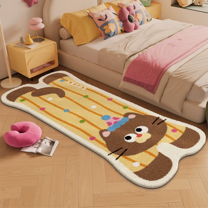 101 床边地毯毛绒加厚冬季床边沙发床头床尾浴室儿童房地垫进门