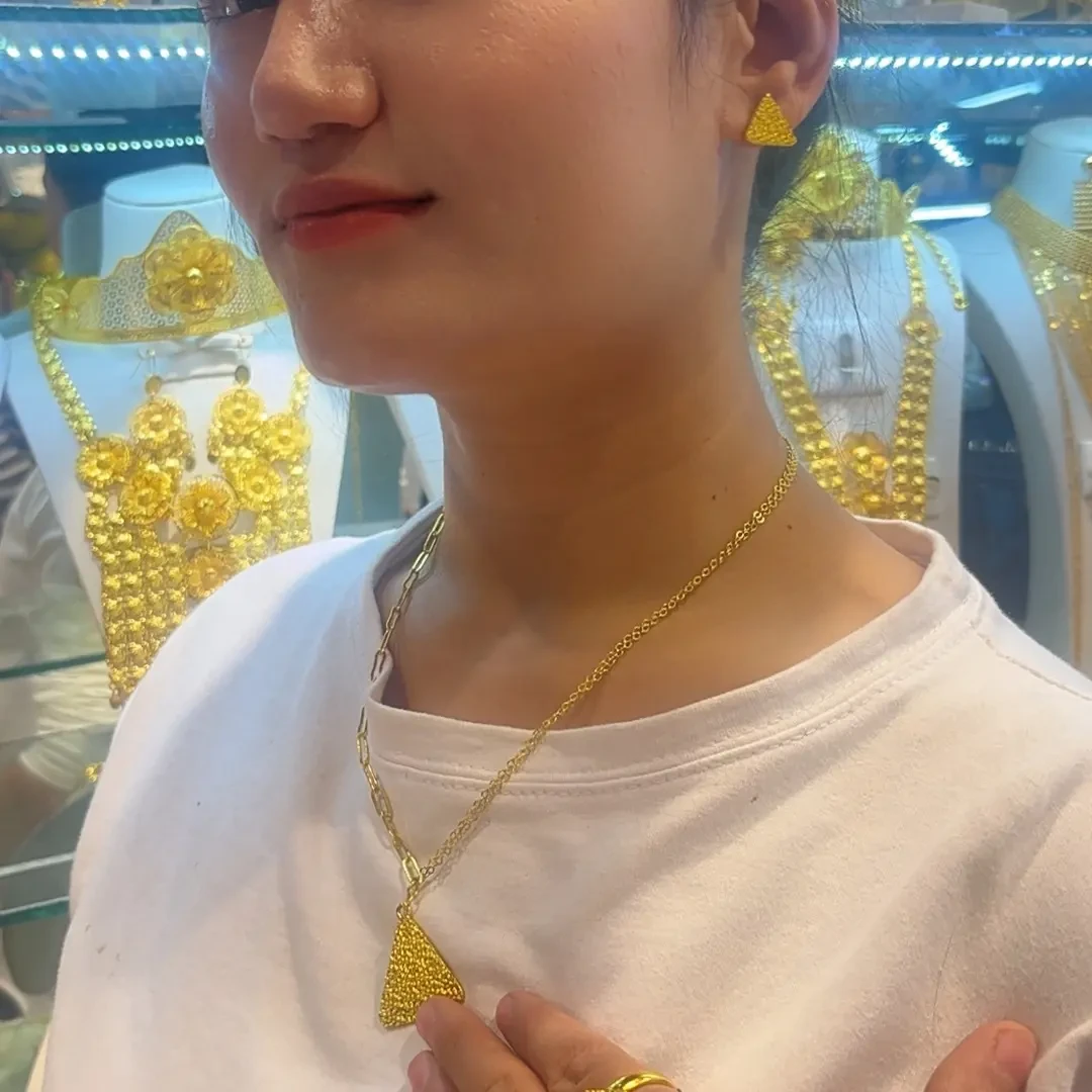 纯铜手链 山轻奢时尚复古金色小众百搭