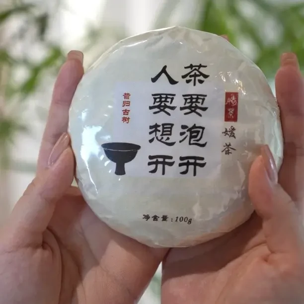 2025年昔归忙麓山古树100g*1饼