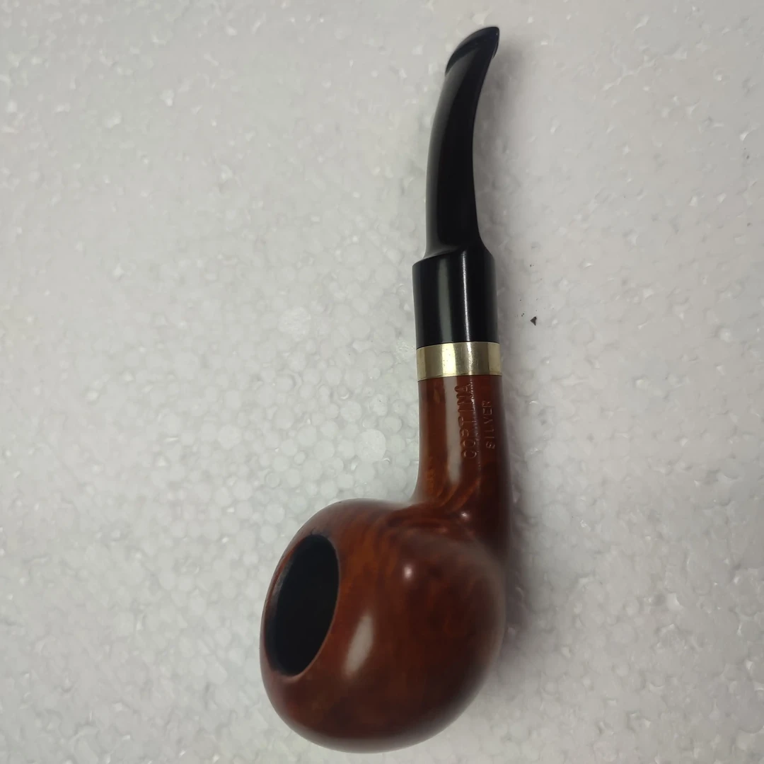 手工可拆卸过滤式石楠木弯式男士烟斗便携高档