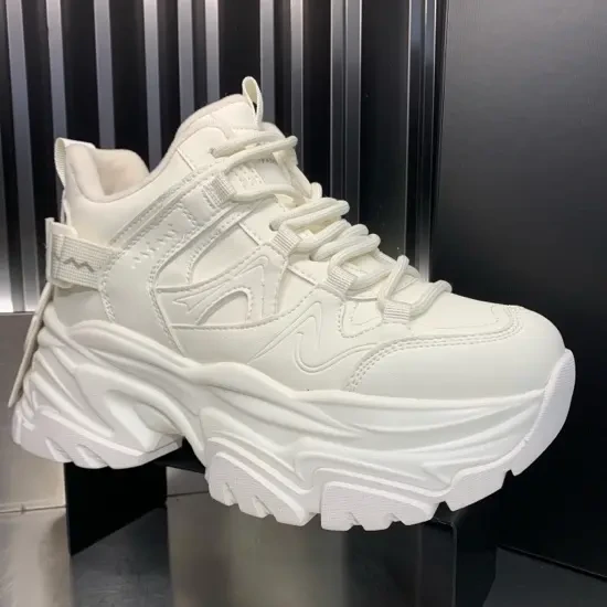 大棉时尚黑色网红时尚休闲鞋街头风老爹鞋深口运动休闲鞋