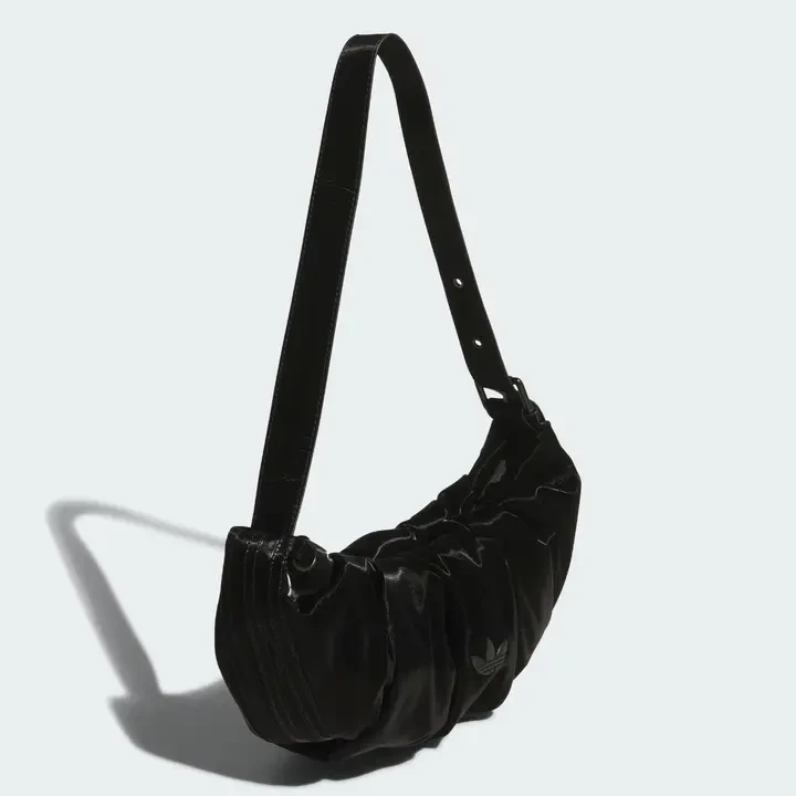 阿迪达斯PU SLDR BAG S潮流百搭珍珠黑牛角包KC1419