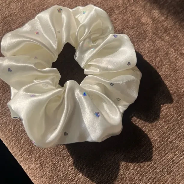 高弹力缎面褶皱百搭丸子头大肠发圈发绳