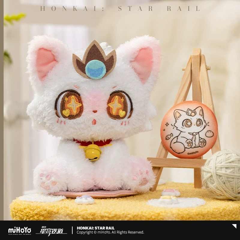 【崩坏:星穹铁道】璃花猫系列坐肩玩偶