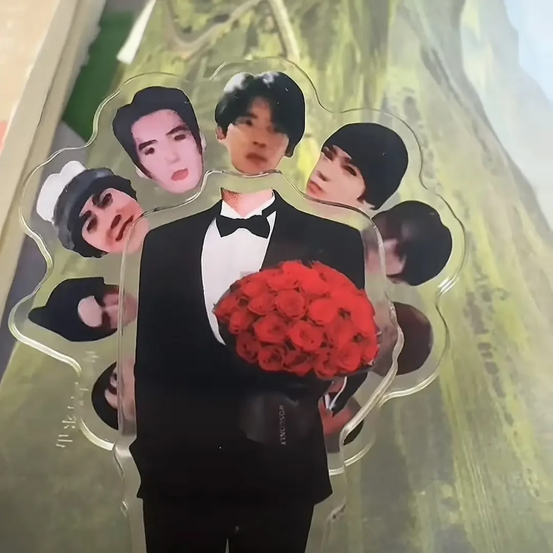 【重生】谁是我的新郎于适旋转创意亚克力立牌驾车装饰摆件透明