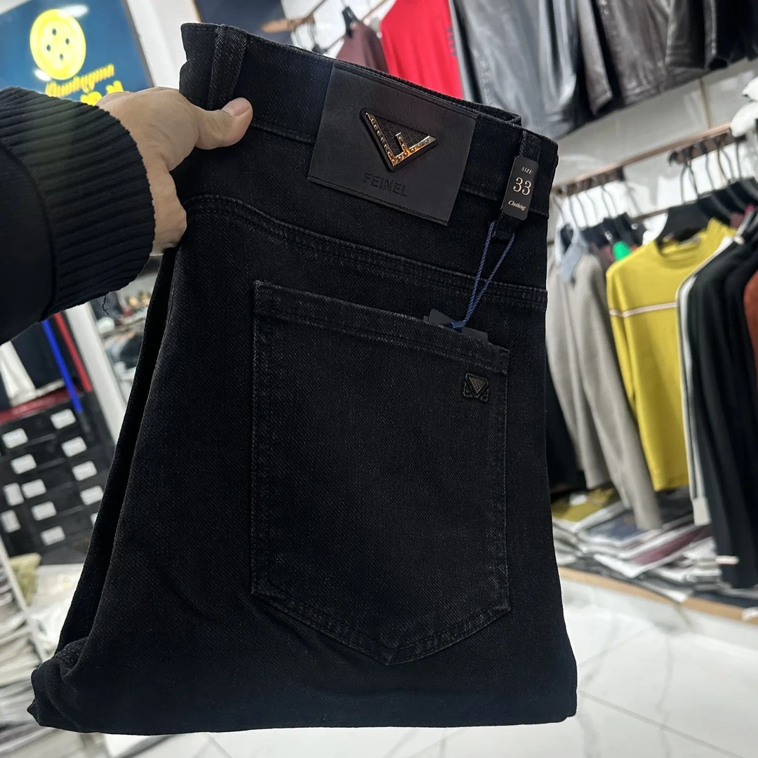 长裤韩式厚款修身小脚秋季裤子秋冬黑色弹力牛仔裤