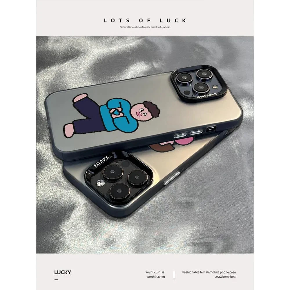 适用于苹果16promax手机壳新款比心男女硅胶11磨砂xr轻奢xs全包12