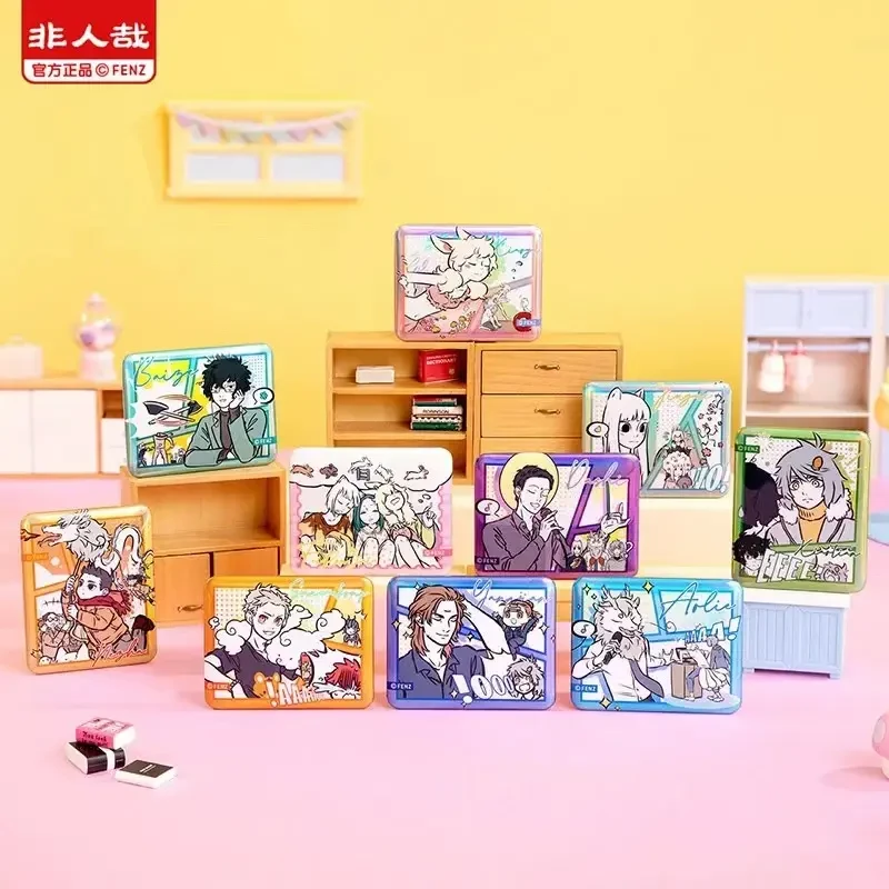 非人哉《悠闲时光》系列  素面镭射长方形吧唧   徽章