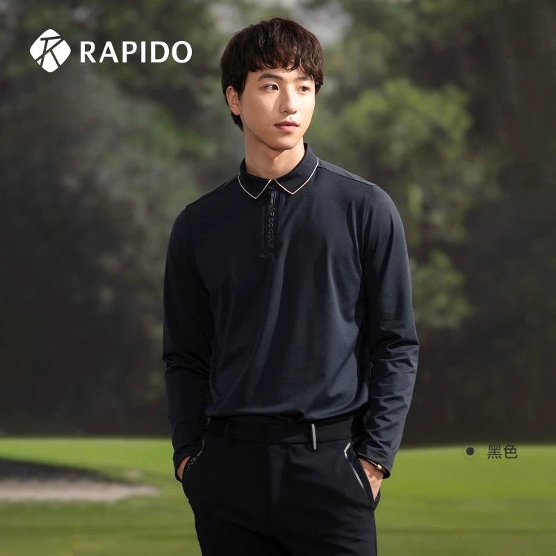 RAPIDO雳霹道2025年春秋新款男子GOLF运动长袖POLO衫CN4141Z03