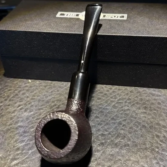 全新Dunhill4101喷砂军插