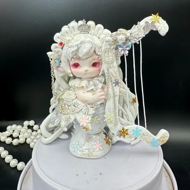 可爱金银色皇冠翅膀套装娃衣高颜值公主裙