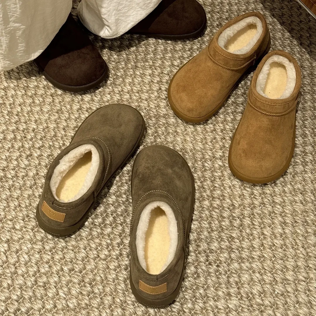 555脚蹬小土豆勃肯鞋女冬季棉鞋
