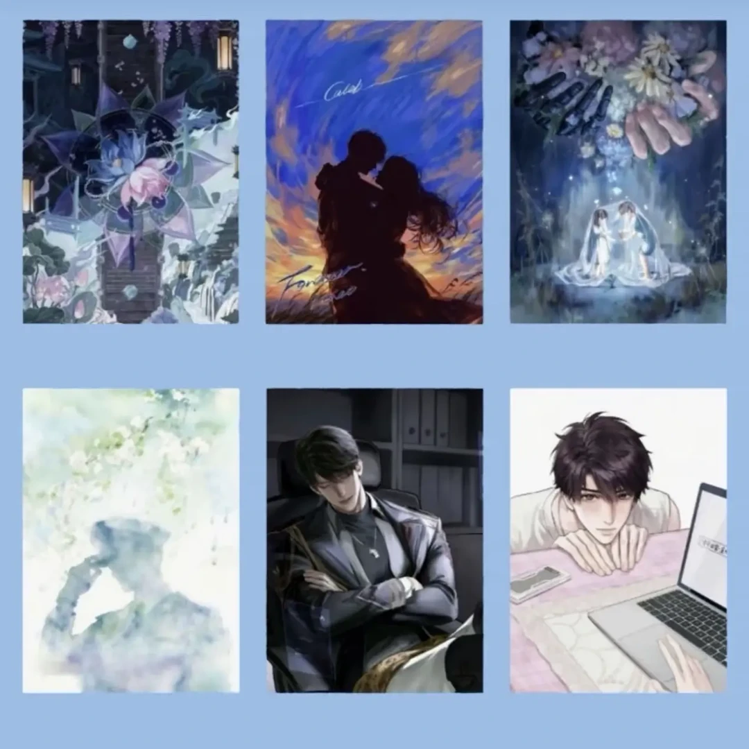 【拆盒】恋与深空-拥吻文创夏以昼生日限定画布卡（盲盒代拆）