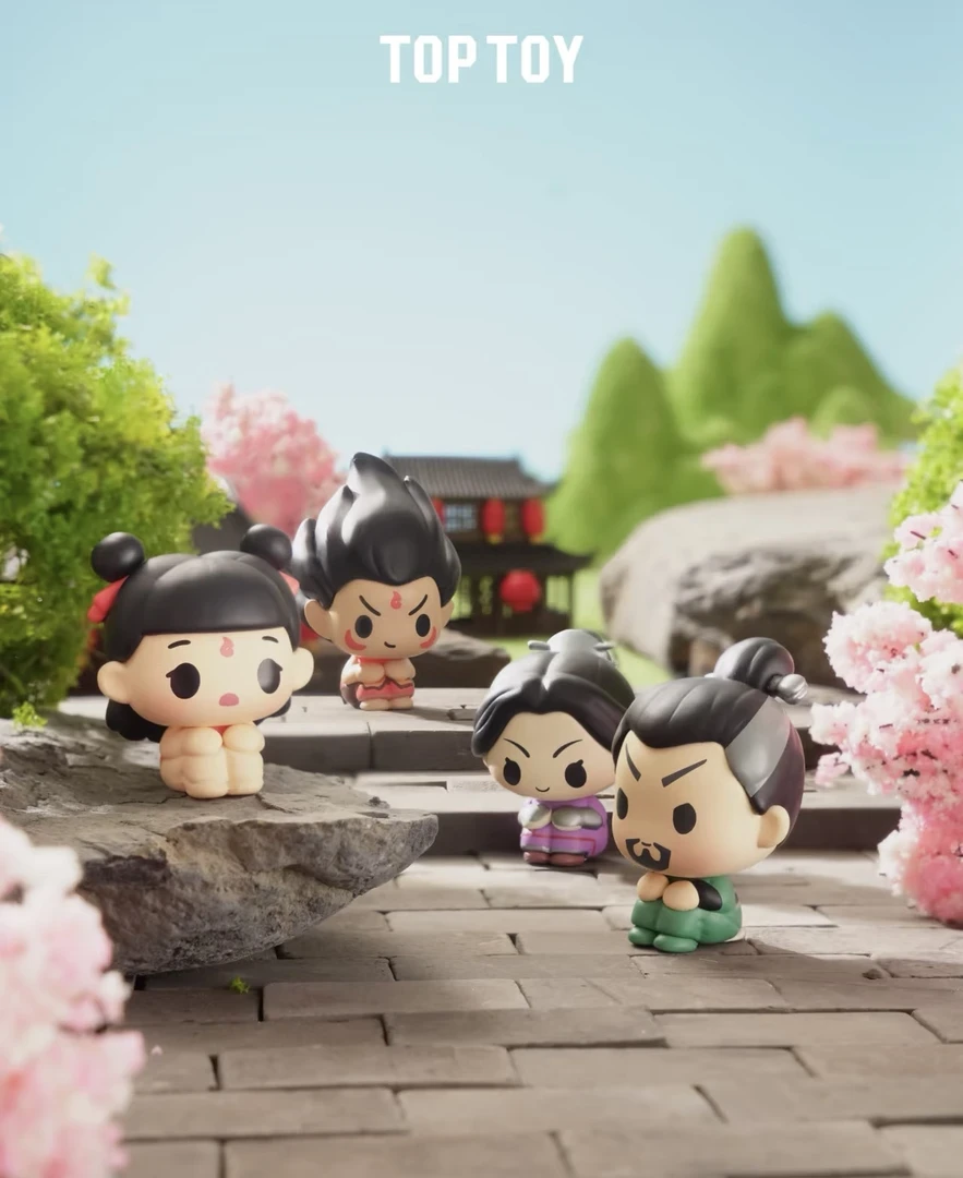 【拆盒】潮玩哪吒之魔童闹海排排坐系列迷你公仔盲盒