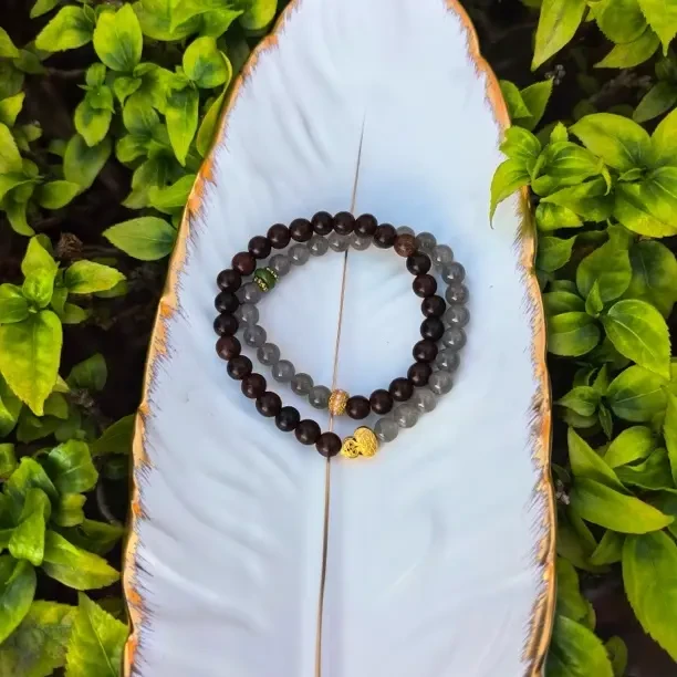 【沐珠】烟紫珠木质设计款文玩原创精品