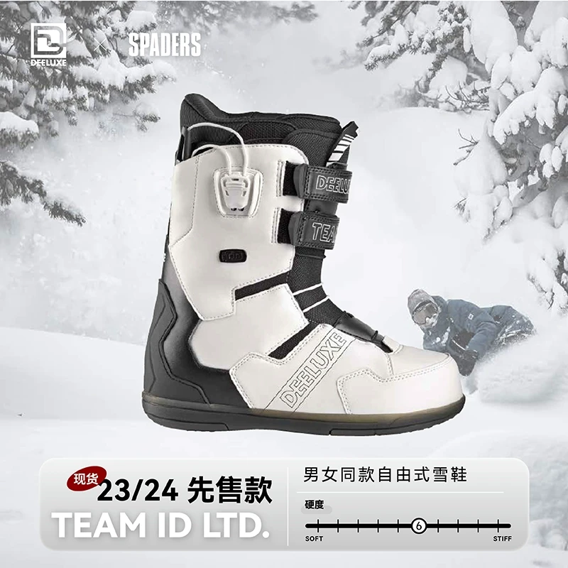 DEELUXE2324现货单板滑雪鞋TEAMIDLTD.减震保暖SPADERS黑桃