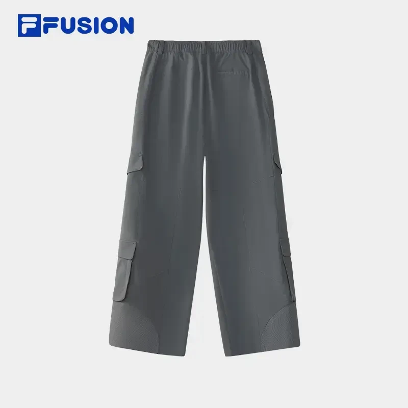【春季宽松运动】斐乐正品女装百搭大口袋工装梭织长裤T11W511805