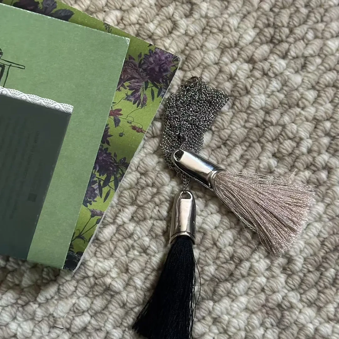 钛钢吊坠 HUI-【思绪】60115 新中式国风流苏挂饰