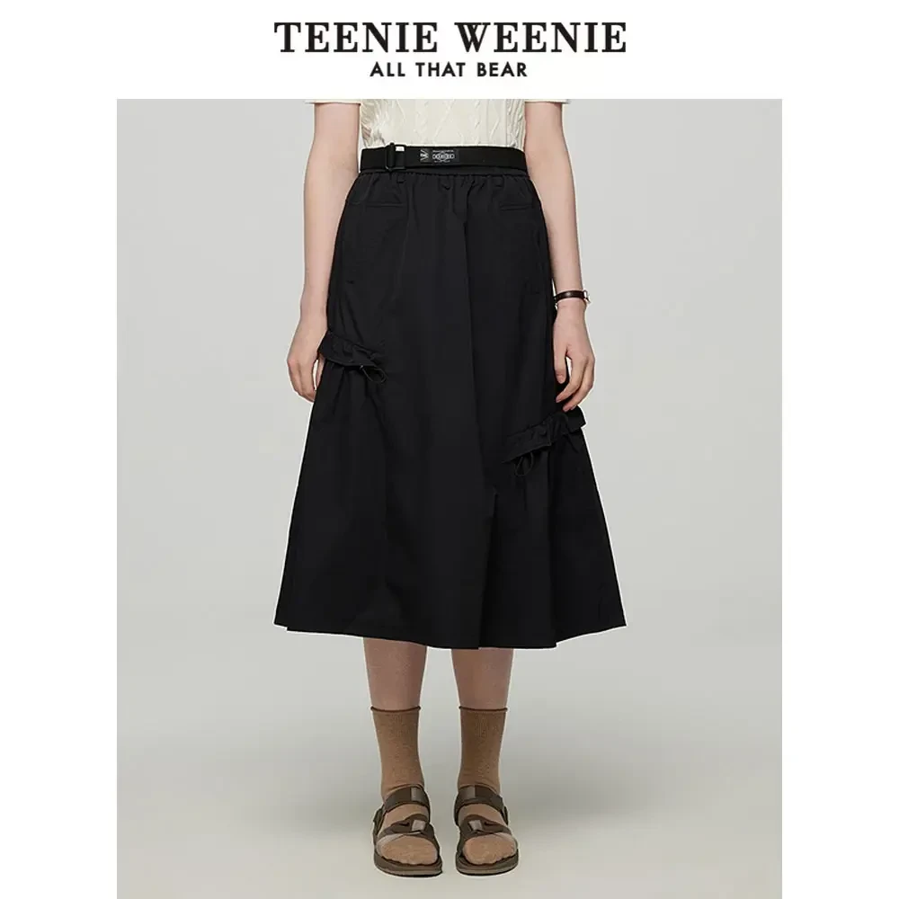 *TeenieWeenie小熊半身裙25甜酷潮流设计感不对称裙女TTWH252303T