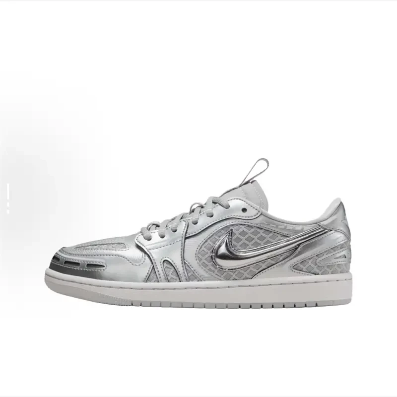 NIKE/耐克Air Jordan 1 Low AJ1银灰男女运动篮球鞋HQ2186002