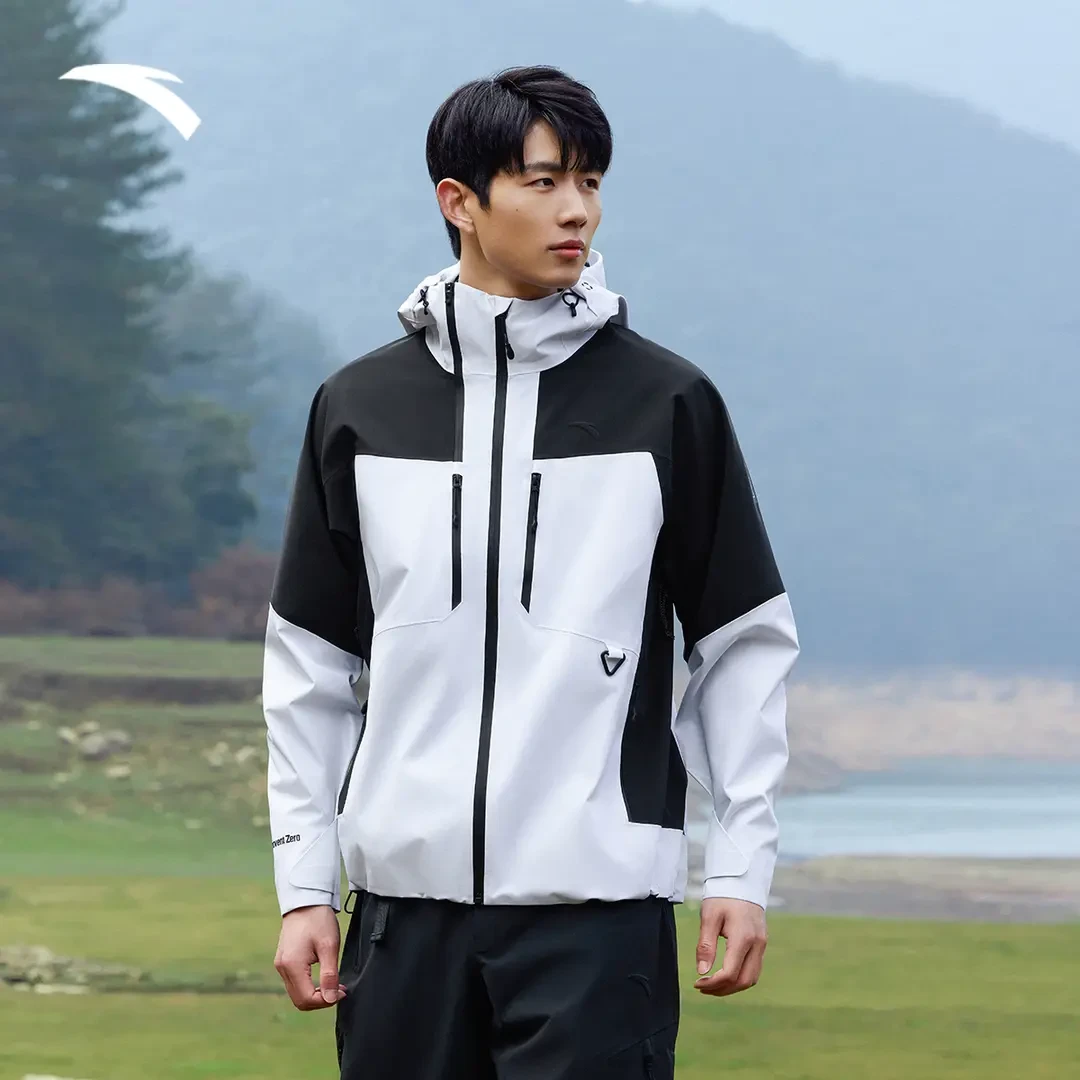 ANTA/安踏防泼水硬壳冲锋衣男士新款户外徒步服防风外套152516607