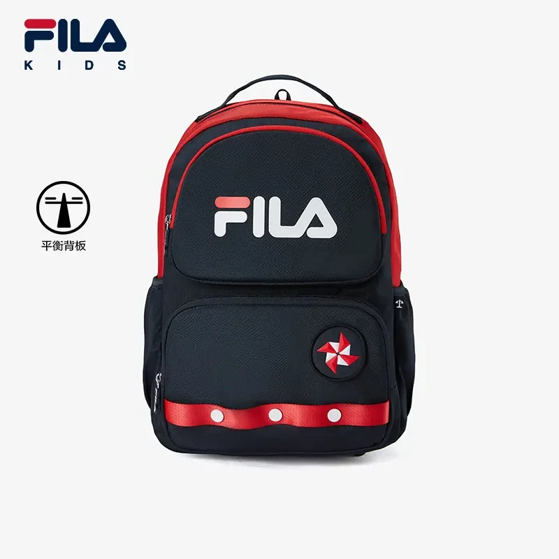 FILA斐乐儿童书包2025年新款双肩包减负减重学生背包K18B511105