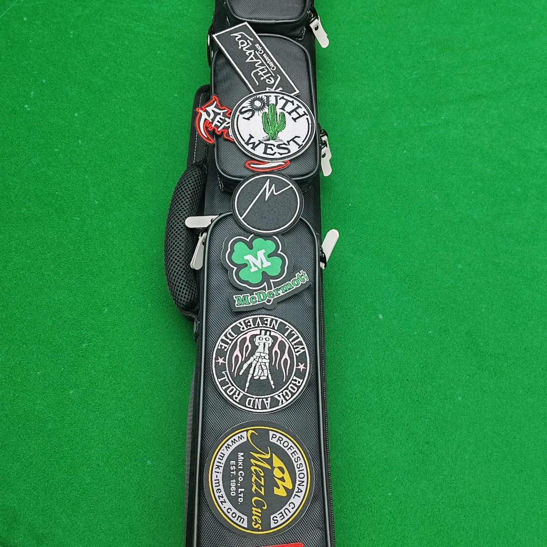 高品质便携可提可背尼龙材质分体式九球台球杆桶