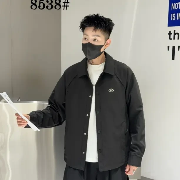 简约秋季男装翻领户外立领通勤外套夹克百搭宽松男