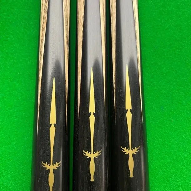 手工免漆一体小头杆中式八球斯诺克台球杆