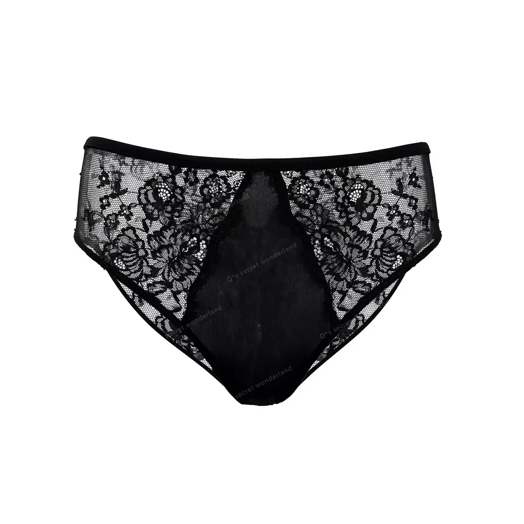 女士蕾丝中腰性感三角内裤 K2565C