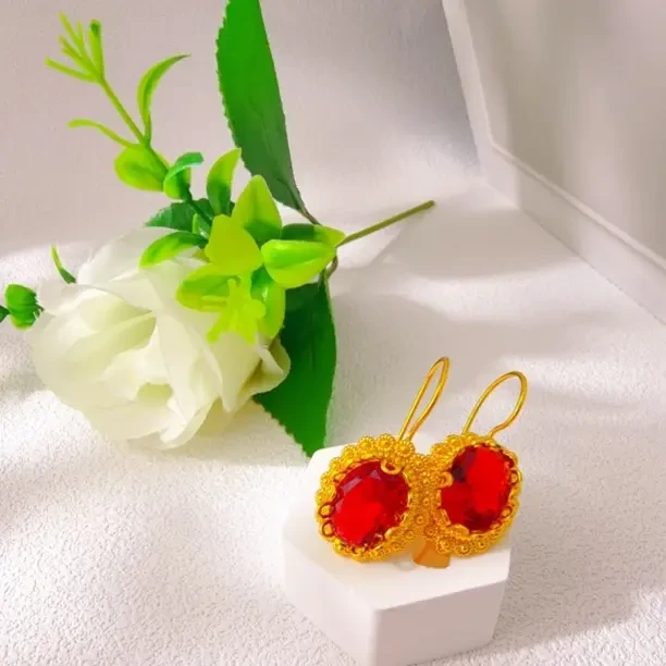 合金耳饰 MG 时尚红zira 耳环0.10g