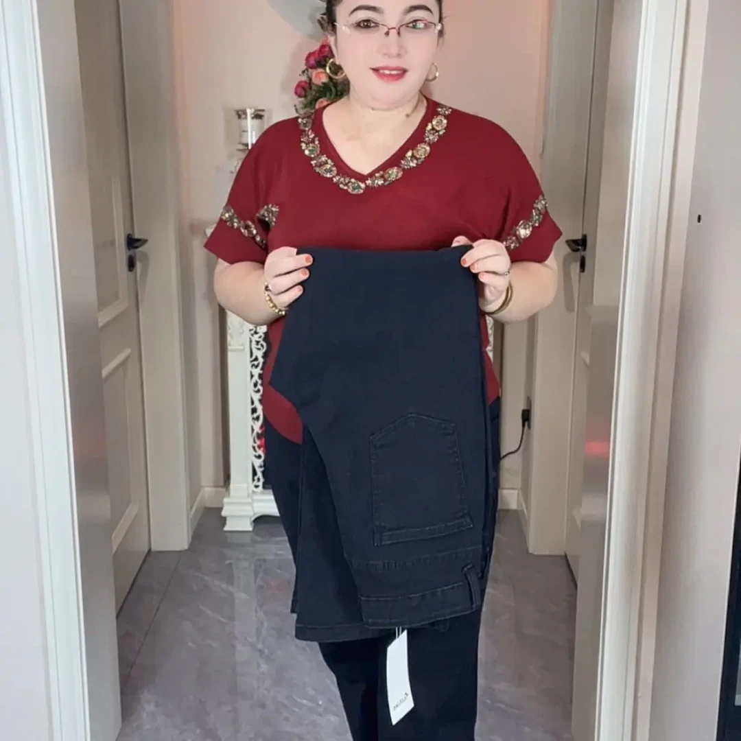 时尚气质女装早秋新款搭配阔腿裤牛仔裤包邮