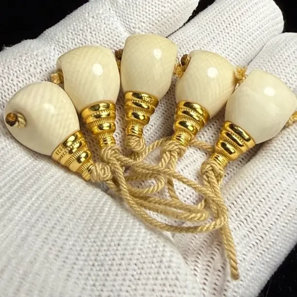 B15，猛犸牙金属九层塔冰料分体三通12 mm对孔配饰