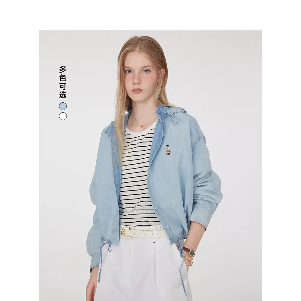 TeenieWeenie小熊外套女2025夏季新款女装TTJE252504W
