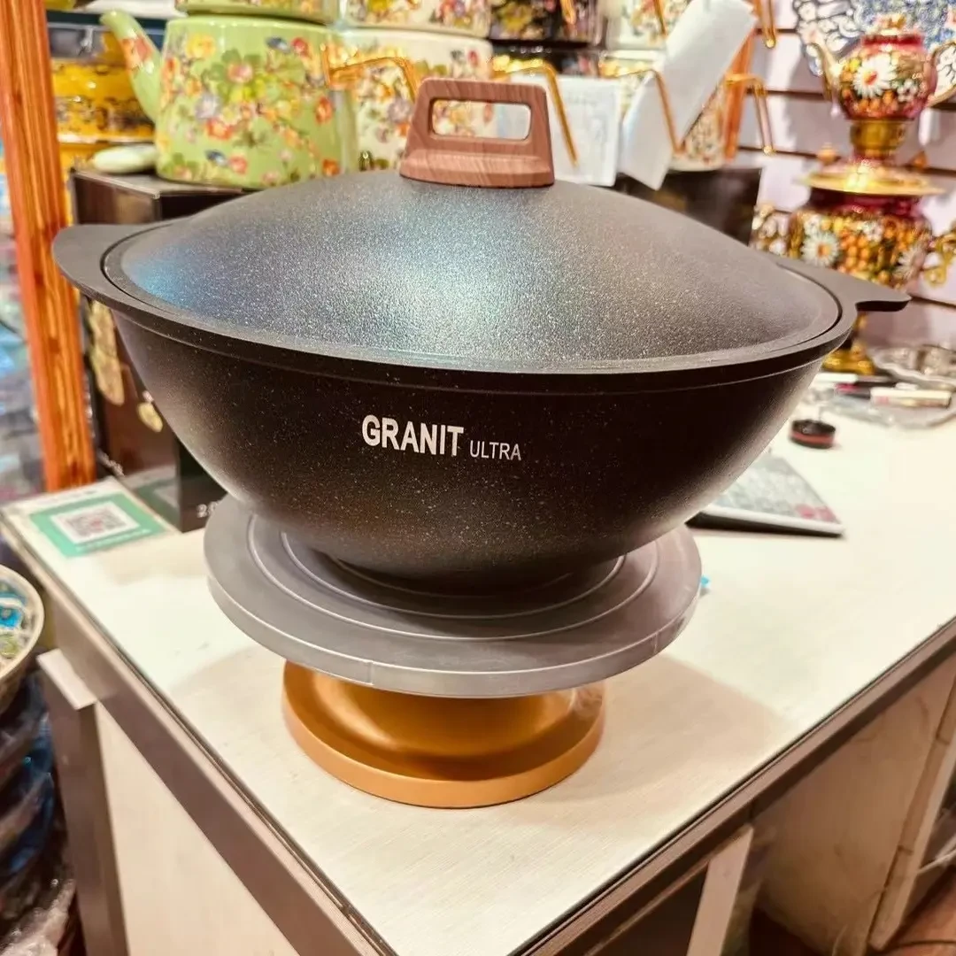 新疆特厚抓饭锅煎炒炖一锅多用不粘炒锅