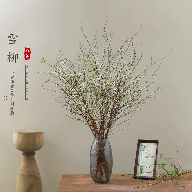 重瓣雪柳干枝支鲜枝水养插花水培植物鲜花卉室内盆栽绿植龙柳好活