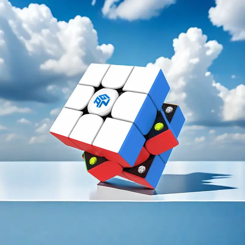 正品GAN356M磁力三阶魔方竞速比赛专用高端送礼益智魔方玩具