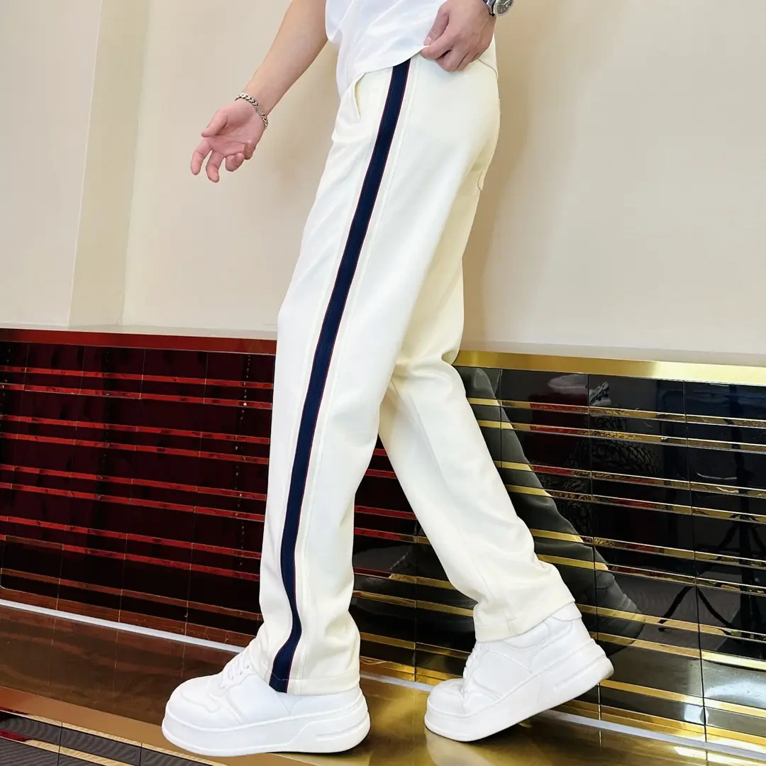 2025新男士潮流时尚爆款百搭弹力高品质男裤轻加厚垂坠男士休闲裤