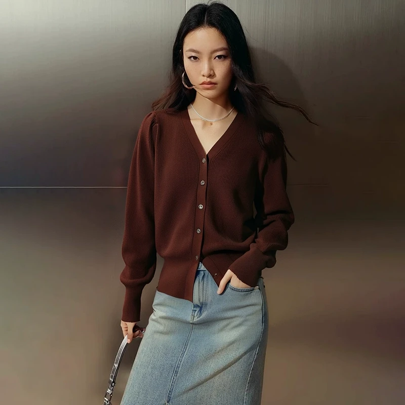 42834【依系列】针织开衫3J327705D