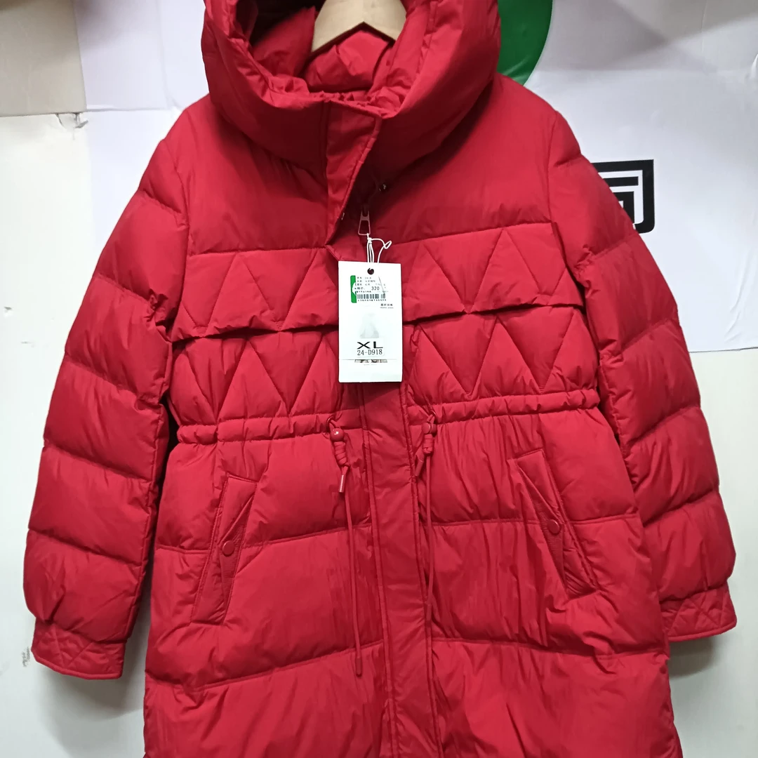 时尚女士中长款加厚保暖冬季外套显瘦百搭