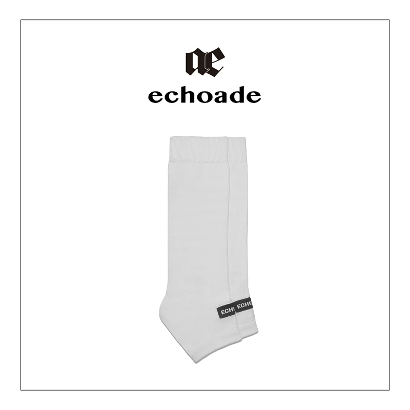 ECHOADE时髦精配饰 GOLO点缀柔软罗纹针织中筒鱼嘴袜