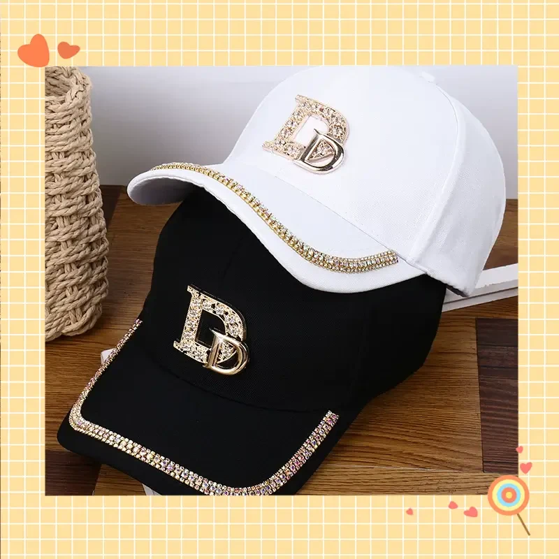 2025新款女款棒球帽春日出游百搭配饰轻便设计多色可选时尚单品